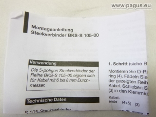 BALLUFF selbstkonfektionierbaren Steckverbinder