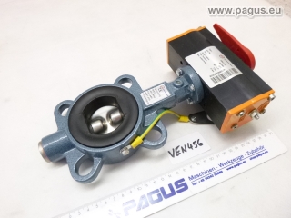 EBRO Zwischenbauklappe mit pneumatischem Antrieb