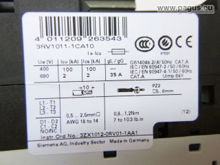 SIEMENS Motorschutzschalter