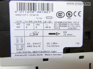 SIEMENS Motorschutzschalter