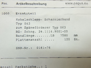 KABELSCHLEPP Scharnierband