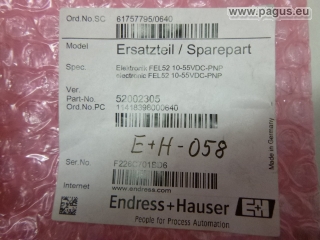 ENDRESS + HAUSER Elektronikeinsatz