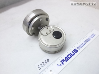 Plattenfedermanometer, Ø 100 mm 0 - 10 bar