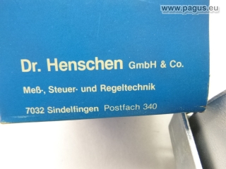 HENSCHEN Glycerin-Einbaumanometer