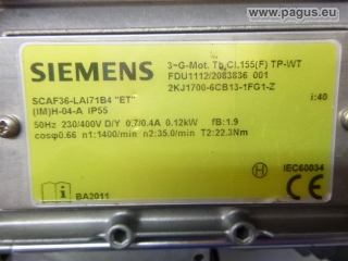SIEMENS Getriebemotor