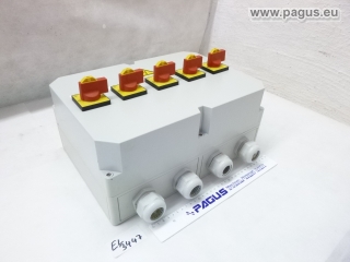 KRAUS & NAIMER Schaltkasten mit 5 Lastschalter