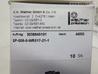 WALTHER  Verschlusskupplung