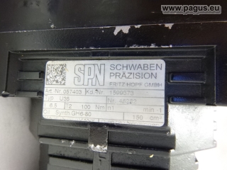 BAUMÜLLER Servomotor mit Getriebe und Bremse