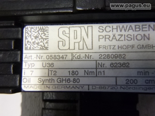 BAUMÜLLER Servomotor mit Getriebe und Bremse