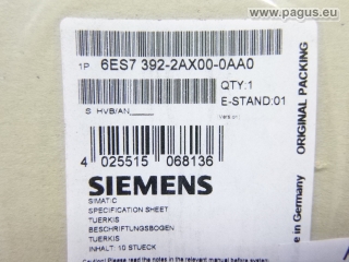 SIEMENS Beschriftungsbögen