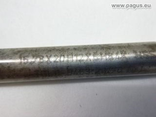 WMW broaching needle for spline hub profile