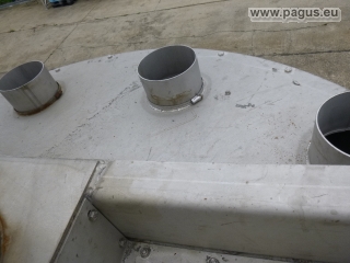 AKW Rundbehälter mit Rührwerk und Waage