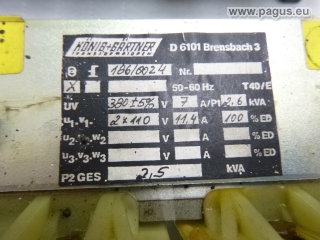 KÖNIG+GÄRTNER Einphasen-Transformator