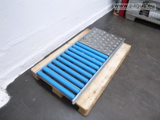 PAGUS Rollenbahn mit Kugelrollentisch