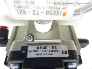 SMC Druckregler mit digitalem Präzisions- Druckschalter