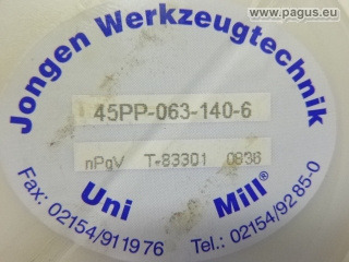 JONGEN Planfräser