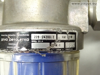 SAXONIA Druckregler mit Wasserabscheider