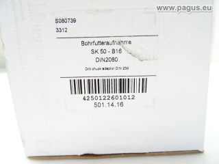 PAGUS Bohrfutteraufnahme