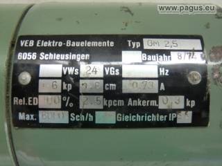 ELEKTRO BAUELEMENTE SCHLEUSINGEN Steuermagnet