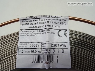 BÖHLER Hochlegierte Fülldrahtelektrode