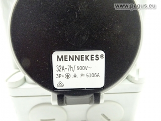 MENNEKES CEE-Wandsteckdose mit Schalter