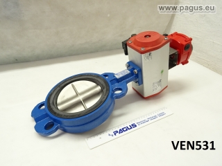 END-ARMATUREN Absperrklappe mit Schwenkantrieb