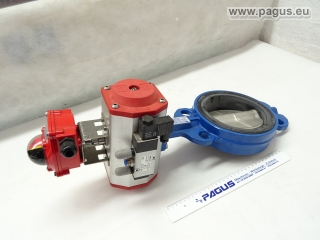 END-ARMATUREN Absperrklappe mit Schwenkantrieb