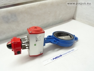 END-ARMATUREN Absperrklappe mit Schwenkantrieb