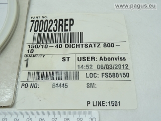 XOMOX CRANE Dichtsatz