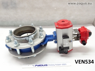 END-ARMATUREN Absperrklappe mit Schwenkantrieb