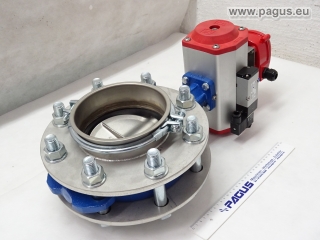 END-ARMATUREN Absperrklappe mit Schwenkantrieb