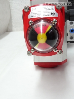 END-ARMATUREN Absperrklappe mit Schwenkantrieb