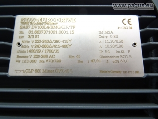 SEW Getriebemotor mit Bremse