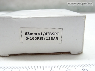 AMAZON Rohrfedermanometer