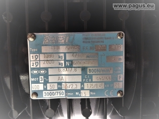 PFAFF Kettenzug mit Elektrofahrwerk