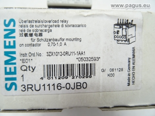 SIEMENS Überlastrelais
