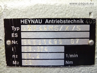 HEYNAU Gleichstromgetriebemotor mit Bremse