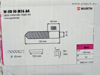 WÜRTH Innengewindehülse
