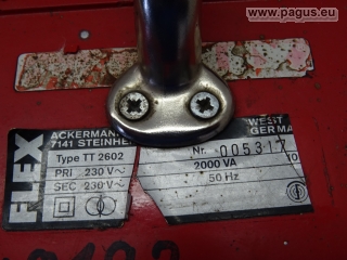 FLEX Mobiler Trenntransformator