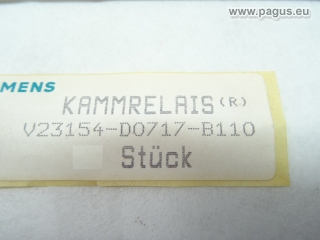 SIEMENS Kammrelais