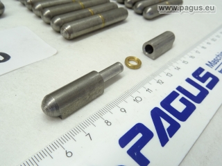 PAGUS Anschweißscharnier mit Stahlstift