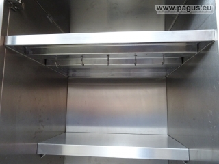 PAGUS Edelstahl-Flügeltürenschrank