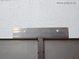 PAGUS Edelstahl-Flügeltürenschrank