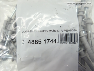 OBO BETTERMANN Grip-Sammelhalterung mit Doppelflanschdübel