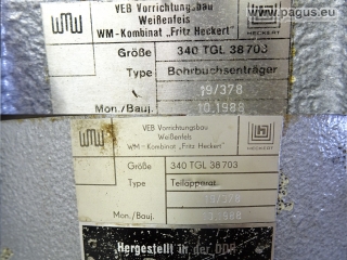 WMW Teilkreisbohrvorrichtung