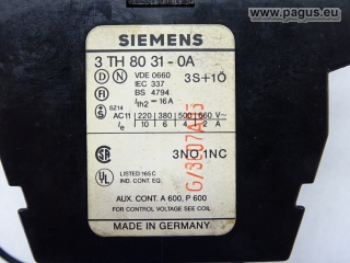 SIEMENS Leistungsschütz