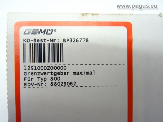 GEMÜ Grenzwertgeber