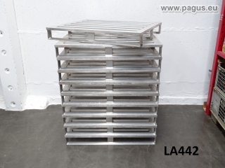 SCHNEIDER Aluminiumpalette mit drei Kufen