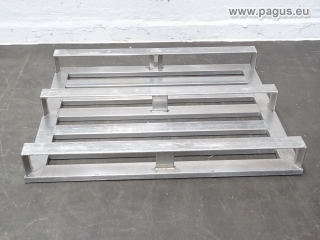 SCHNEIDER Aluminiumpalette mit drei Kufen