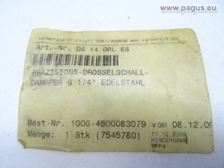 LANDEFELD Präzisionsdrosselschalldämpfer